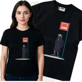 koszulka-damska-czarny-bawelna-t-shirt-m-nadruk