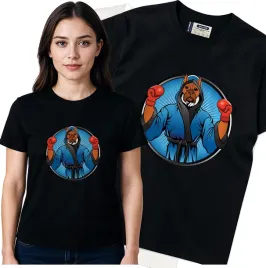 koszulka-damska-czarny-bawelna-t-shirt-l-nadruk