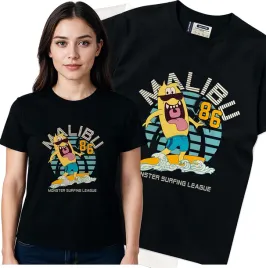 koszulka-damska-czarny-bawelna-t-shirt-m-nadruk