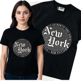 koszulka-damska-czarny-bawelna-t-shirt-m-nadruk