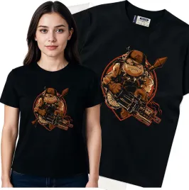 koszulka-damska-czarny-bawelna-t-shirt-l-nadruk