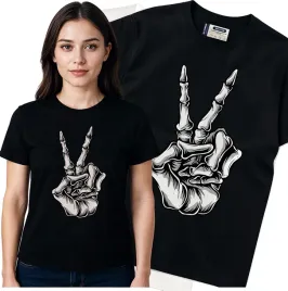 koszulka-damska-czarny-bawelna-t-shirt-l-nadruk