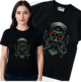 koszulka-damska-czarny-bawelna-t-shirt-m-nadruk
