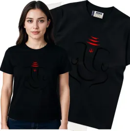 koszulka-damska-czarny-bawelna-t-shirt-m-nadruk