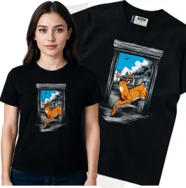 koszulka-damska-czarny-bawelna-t-shirt-xxl-nadruk