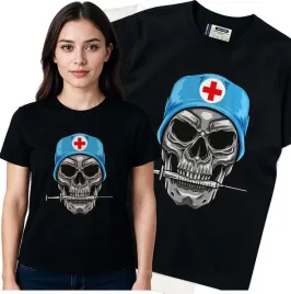 koszulka-damska-czarny-bawelna-t-shirt-l-nadruk