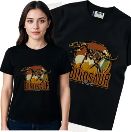 koszulka-damska-czarny-bawelna-t-shirt-m-nadruk
