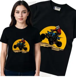 koszulka-damska-czarny-bawelna-t-shirt-m-nadruk