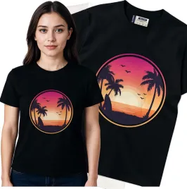 koszulka-damska-czarny-bawelna-t-shirt-m-nadruk