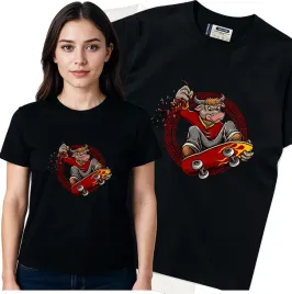 koszulka-damska-czarny-bawelna-t-shirt-xxl-nadruk