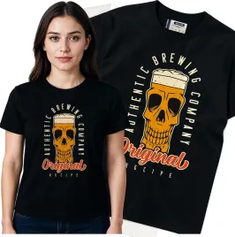 koszulka-damska-czarny-bawelna-t-shirt-l-nadruk