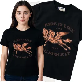 koszulka-damska-czarny-bawelna-t-shirt-s-nadruk