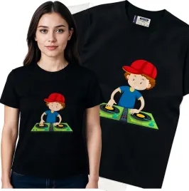 koszulka-damska-czarny-bawelna-t-shirt-m-nadruk