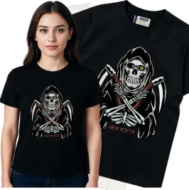 koszulka-damska-czarny-bawelna-t-shirt-s-nadruk