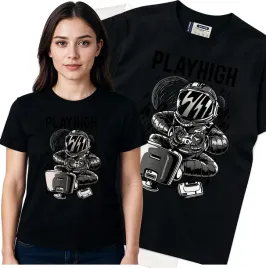 koszulka-damska-czarny-bawelna-t-shirt-l-nadruk