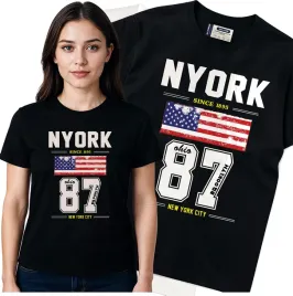 koszulka-damska-czarny-bawelna-t-shirt-s-nadruk