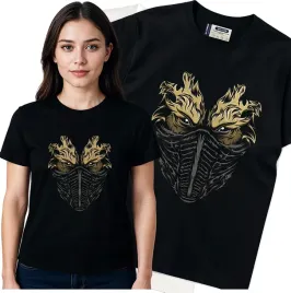 koszulka-damska-czarny-bawelna-t-shirt-xl-nadruk
