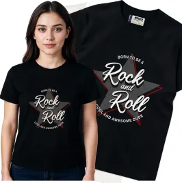 koszulka-damska-czarny-bawelna-t-shirt-s-nadruk