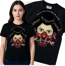 koszulka-damska-czarny-bawelna-t-shirt-l-nadruk