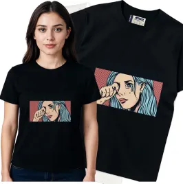 koszulka-damska-czarny-bawelna-t-shirt-xxl-nadruk
