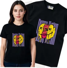 koszulka-damska-czarny-bawelna-t-shirt-l-nadruk