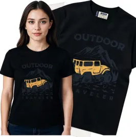 koszulka-damska-czarny-bawelna-t-shirt-m-nadruk