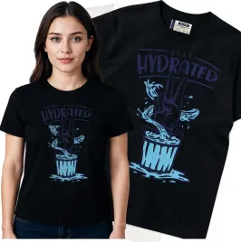 koszulka-damska-czarny-bawelna-t-shirt-m-nadruk