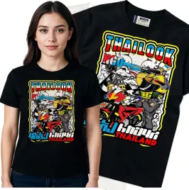 koszulka-damska-czarny-bawelna-t-shirt-m-nadruk