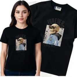 koszulka-damska-czarny-bawelna-t-shirt-xxl-nadruk