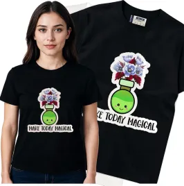 koszulka-damska-czarny-bawelna-t-shirt-m-nadruk