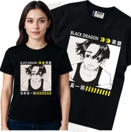 koszulka-damska-czarny-bawelna-t-shirt-s-nadruk