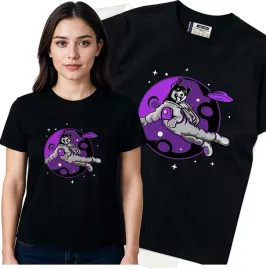 koszulka-damska-czarny-bawelna-t-shirt-l-nadruk