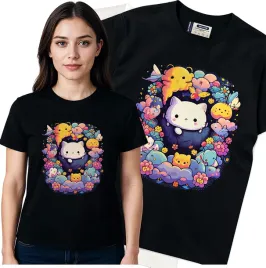 koszulka-damska-czarny-bawelna-t-shirt-s-nadruk