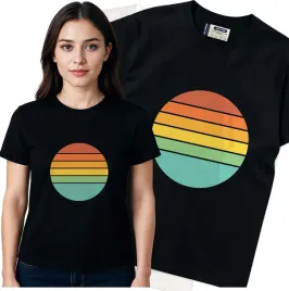 koszulka-damska-czarny-bawelna-t-shirt-s-nadruk