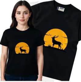 koszulka-damska-czarny-bawelna-t-shirt-s-nadruk