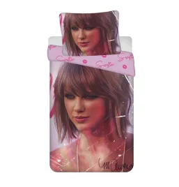 posciel-bawelniana-140x200-swiftie-szybki-rozowa-poszewka-70x90