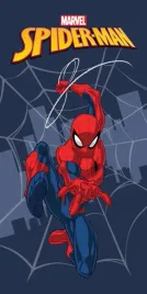 recznik-plazowy-70x140-spider-man-city-web-grafitowy-szybkoschnacy