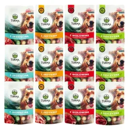 mokra-karma-dla-psa-turna-wielki-mix-4-smakow-86percent-miesa-saszetka-12x500g