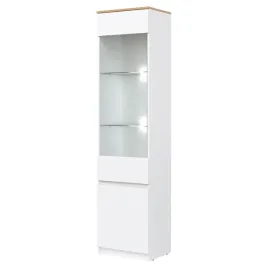 waska-witryna-l-p-remi-rm07-2d-bialy-dab-evoke-z-oswietleniem-led