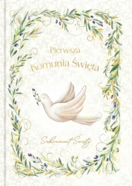 ksiazeczka-a5-pamiatka-komunijna-golab-w-oliwkach