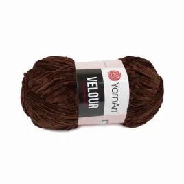 100g-wloczka-poliester-yarnart-velour-ciemny-braz-852
