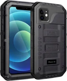 beeasy-etui-wodoodporne-360-do-iphone-12-pancerne-metalowe-czarne