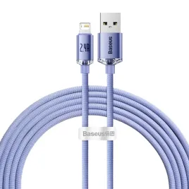 baseus-kabel-crystal-shine-usb-lightning-2m-24a-fioletowy
