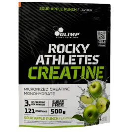 olimp-kreatyna-monohydrat-rocky-athletes-o-smaku-kwasnego-jablka-500g