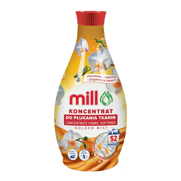 Mill Koncentrat do Płukania Tkanin Golden Mist Zapach Świeżość 52 Prania1,3