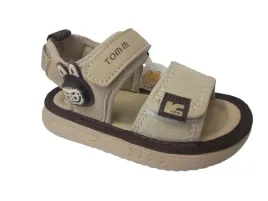 sandalki-sandaly-r26-chlopiece-profilowane-brazowe-bezowe-lekkie
