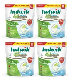 4x-eko-tabletki-kapsulki-do-zmywarki-ludwik-ekologiczny-ultimate-plus-55szt