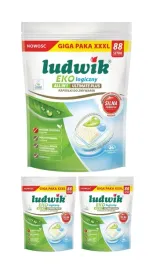 3x-eko-tabletki-kapsulki-do-zmywarki-ludwik-ekologiczny-ultimate-plus-88szt