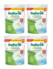 4x-eko-tabletki-kapsulki-do-zmywarki-ludwik-ekologiczny-ultimate-plus-88szt