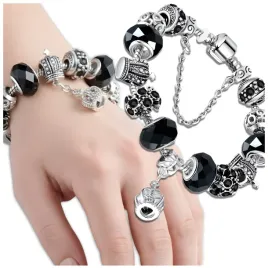 bransoletka-srebrna-modulowa-czarne-charms-na-prezent-z-cyrkoniami-damska
